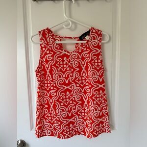 Francesca’s Blue Rain Orange Tank